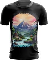 Camiseta Dryfit Templo Budista Anime Buda 8 Camiseta Dryfit Templo Budista Anime Buda 8