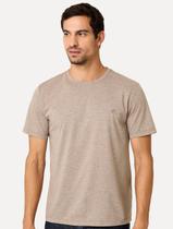Camiseta Dudalina Masculina Basic Essential Caqui Escuro Mescla Tamanho:XL/GG