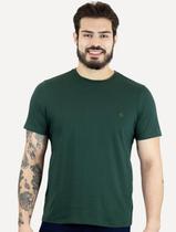 Camiseta Dudalina Masculina Essentials Modal Logo Verde