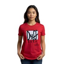 Camiseta Duff Beer Feminino Adulto Camiseta Duff Beer Feminino Adulto