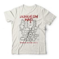 Camiseta Dungeon Map Studio Geek Camiseta Dungeon Map Studio Geek