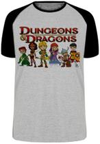 Camiseta Dungeons e Dragons caverna do dragão Blusa Plus Size extra grande adulto ou infantil