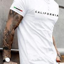 Camiseta Durável Quality Masculina California 100% Algodão FIo 30.1 T-Shirt , Camisa , Blusa