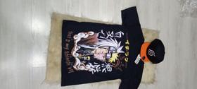 Camiseta e boné naruto