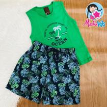 Camiseta e short moda infantil masculino Camiseta e short moda infantil masculino