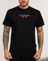 Camiseta ea logo preto masculina
