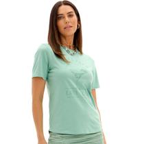 Camiseta Easy Lança Perfume Manga Curta Pr25 Verde Feminino Camiseta Easy Lança Perfume Manga Curta Pr25 Verde Feminino