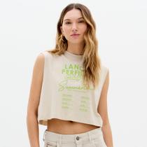 Camiseta Easy Lança Perfume Muscle Arte Ve26 Bege Feminino Camiseta Easy Lança Perfume Muscle Arte Ve26 Bege Feminino