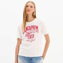 Camiseta Easy Lança Perfume New Baby In25 Off White Feminino Camiseta Easy Lança Perfume New Baby In25 Off White Feminino