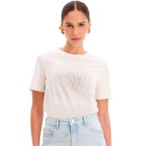 Camiseta Easy Lança Perfume Shine Ve25 Off White Feminino Camiseta Easy Lança Perfume Shine Ve25 Off White Feminino
