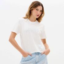 Camiseta Easy Lança Perfume Termo Ve26 Off White Feminino Camiseta Easy Lança Perfume Termo Ve26 Off White Feminino