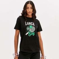 Camiseta Easy Lança Perfume Tradicional Pr26 Preto Feminino Camiseta Easy Lança Perfume Tradicional Pr26 Preto Feminino