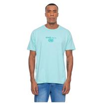Camiseta Ecko Estampada Azul Claro Logo Original Básica