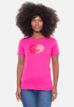 Camiseta Ecko Feminina Especial Heart Pink