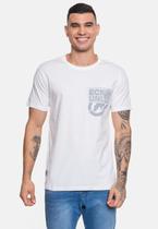 Camiseta Ecko Masculina Inclinada Off White