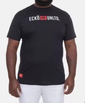 Camiseta Ecko Plus Size Estampada Lou Preta