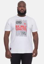Camiseta Ecko Plus Size Estampada Off White
