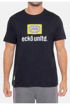 Camiseta Ecko Unltd Masculina Colorfull Preta Camiseta Ecko Unltd Masculina Colorfull Preta