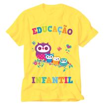 Camiseta Educação Infantil amarela Professora Pedagogia - VIDAPE