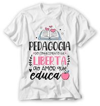 camiseta pedagogia em Promoção no Magazine Luiza