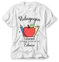 Camiseta educação infantil blusa pedagogia professores - VIDAPE
