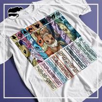 Camiseta Eevee Evoluções Unissex - Estampa Anime Pokémon V17 Camiseta Eevee Evoluções Unissex - Estampa Anime Pokémon V17