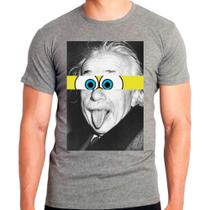 Camiseta Einstein Físico Humor Lançamento 03
