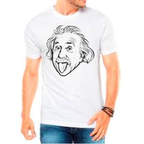 Camiseta Einstein Físico Humor Lançamento 07