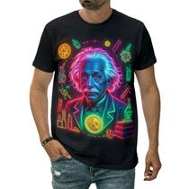 Camiseta Einstein Gênio Física Relatividade Ciência Arte Camiseta Einstein Gênio Física Relatividade Ciência Arte