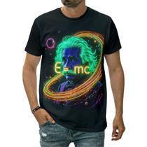 Camiseta Einstein Gênio Matemática Física Universo Arte