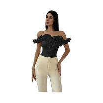 Camiseta Elegante De Malha Para Mulheres Com Alça Única Para Primavera Verão Casamento Trabalho