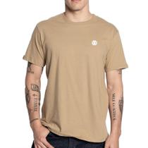 Camiseta Element Basic Crew Color SM25 Masculina Caqui Camiseta Element Basic Crew Color SM25 Masculina Caqui
