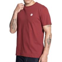 Camiseta Element Basic Crew Color SM25 Masculina Vinho Camiseta Element Basic Crew Color SM25 Masculina Vinho