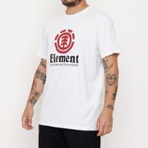 Camiseta element vertical branca - masculino