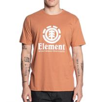 Camiseta Element Vertical Color SM25 Masculina Laranja