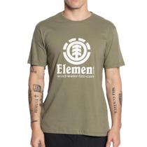 Camiseta Element Vertical Color SM25 Masculina Verde Militar