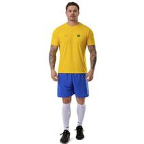 Camiseta Elite Brasil Dry Logo Bordado Plus Size - Amarvde - Camiseta Elite Brasil Dry Logo Bordado Plus Size - Amarvde -