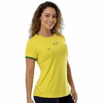 Camiseta Elite Brasil Feminina Amarelo