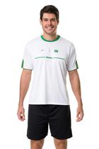 Camiseta Elite Brasil Masculino - Branco e Verde