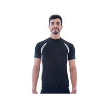 Camiseta Elite Meia Manga Masculina 135180 Preto/Branco/Verde