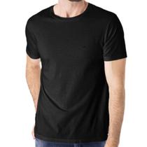 Camiseta Ellus Cotton Easa Duocolor Classic Masculina Preta