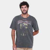 Camiseta Ellus Washed Dark Forest Over Masculina