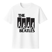 Camiseta em Algodão Masculina e Feminina Estampa Beatles Básica e Confortável em Várias Cores e Tamanhos