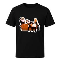 Camiseta em Algodão Masculina e Feminina Estampa Friends Básica e Confortável em Várias Cores e Tamanhos