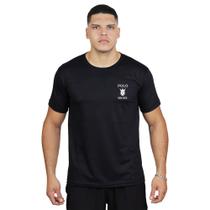 Camiseta Em Algodão Masculino Polo Venture Casual Preto Camiseta Em Algodão Masculino Polo Venture Casual Preto