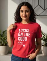 Camiseta em malha algodão vermelha Camiseta em malha algodão vermelha