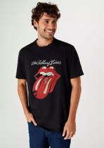 Camiseta em malha de algodão estampa moderna Camiseta em malha de algodão estampa moderna