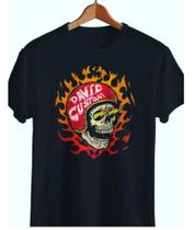 Camiseta em malha de algodão estampa moto Camiseta em malha de algodão estampa moto