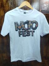 Camiseta em malha de algodão estampa moto fest Camiseta em malha de algodão estampa moto fest
