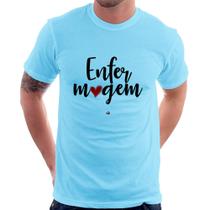 Camiseta Enfermagem por amor - Foca na Moda Camiseta Enfermagem por amor - Foca na Moda